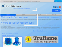 Tablet Screenshot of dart-vacuum.com